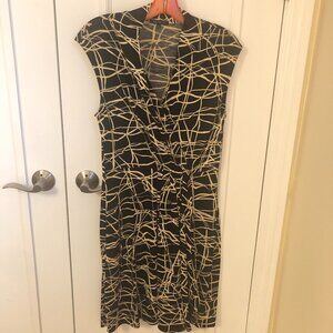 Anne Klein Abstract Print Dress